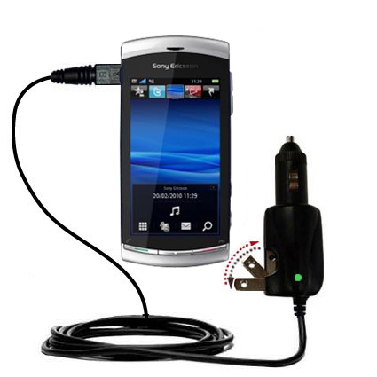 Car & Home 2 in 1 Charger compatible with the Sony Ericsson  U5a