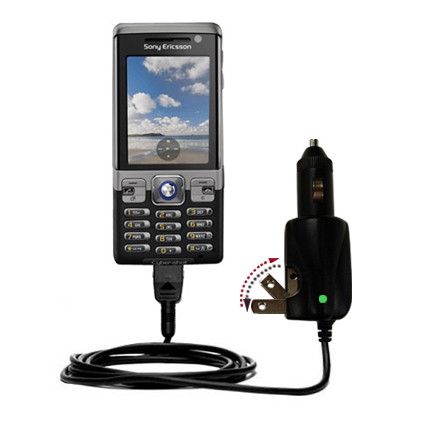 Car & Home 2 in 1 Charger compatible with the Sony Ericsson C702 C702c