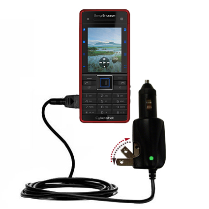 Car & Home 2 in 1 Charger compatible with the Sony Ericsson C902