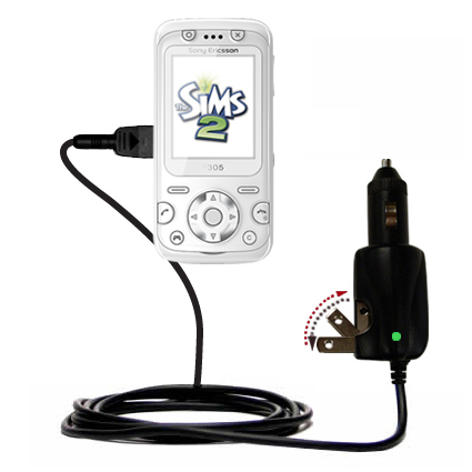 Car & Home 2 in 1 Charger compatible with the Sony Ericsson F305