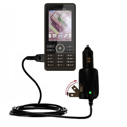 Car & Home 2 in 1 Charger compatible with the Sony Ericsson G900