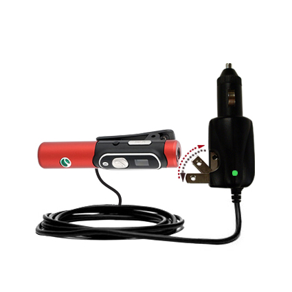 Car & Home 2 in 1 Charger compatible with the Sony Ericsson HBH-DS220