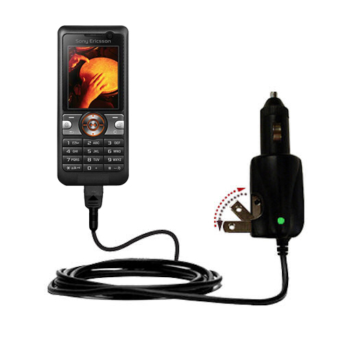 Car & Home 2 in 1 Charger compatible with the Sony Ericsson HBH-GV435