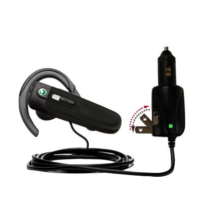 Car & Home 2 in 1 Charger compatible with the Sony Ericsson HBH-PV702