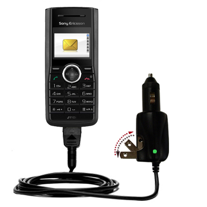 Car & Home 2 in 1 Charger compatible with the Sony Ericsson J110a