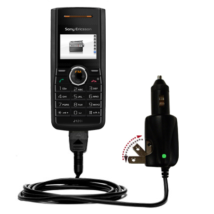 Car & Home 2 in 1 Charger compatible with the Sony Ericsson J120c