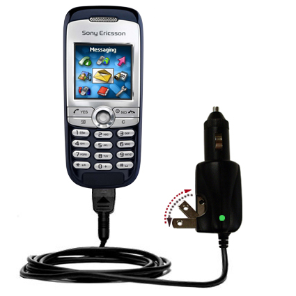 Car & Home 2 in 1 Charger compatible with the Sony Ericsson J200c