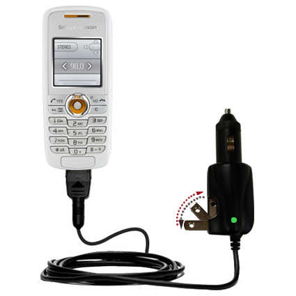 Car & Home 2 in 1 Charger compatible with the Sony Ericsson J230a