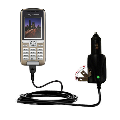 Car & Home 2 in 1 Charger compatible with the Sony Ericsson K320i