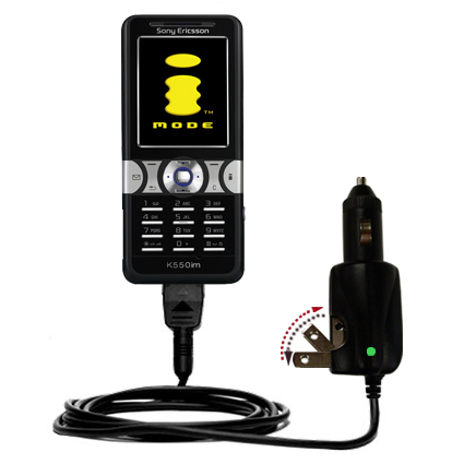 Car & Home 2 in 1 Charger compatible with the Sony Ericsson k550im
