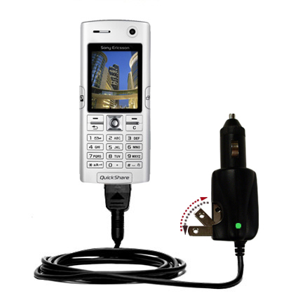 Car & Home 2 in 1 Charger compatible with the Sony Ericsson K608i