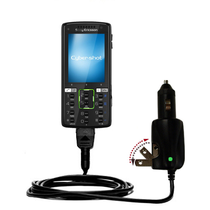 Car & Home 2 in 1 Charger compatible with the Sony Ericsson K850i