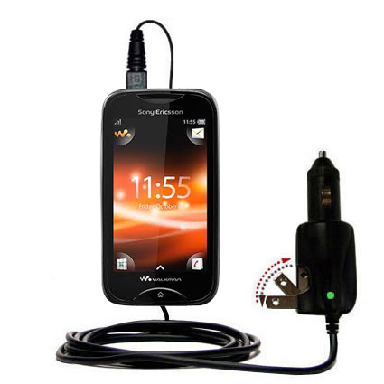 Car & Home 2 in 1 Charger compatible with the Sony Ericsson Mix Walkman