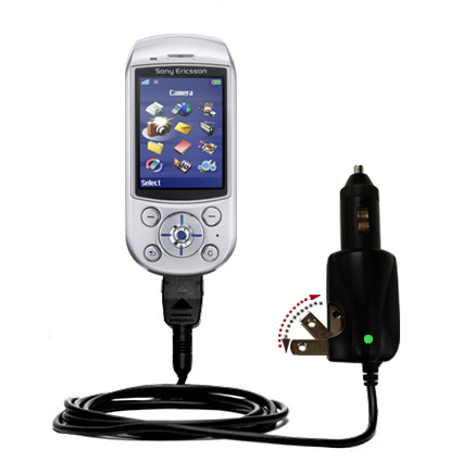 Car & Home 2 in 1 Charger compatible with the Sony Ericsson S700c