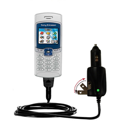 Car & Home 2 in 1 Charger compatible with the Sony Ericsson T226m