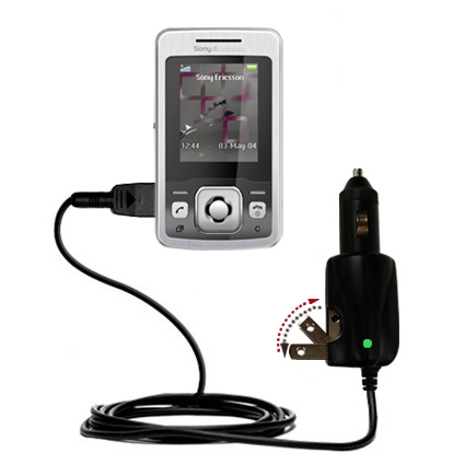 Car & Home 2 in 1 Charger compatible with the Sony Ericsson T303