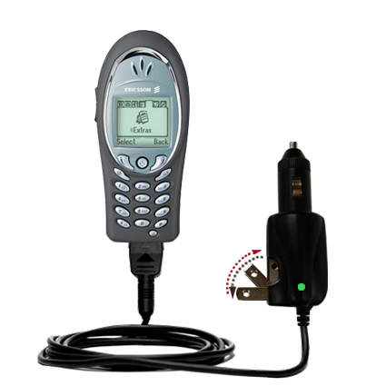 Car & Home 2 in 1 Charger compatible with the Sony Ericsson T60c