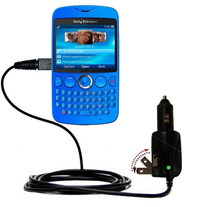 Car & Home 2 in 1 Charger compatible with the Sony Ericsson txt Pro