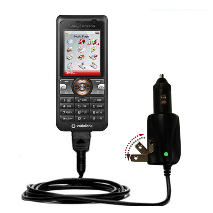 Car & Home 2 in 1 Charger compatible with the Sony Ericsson V630i V640i