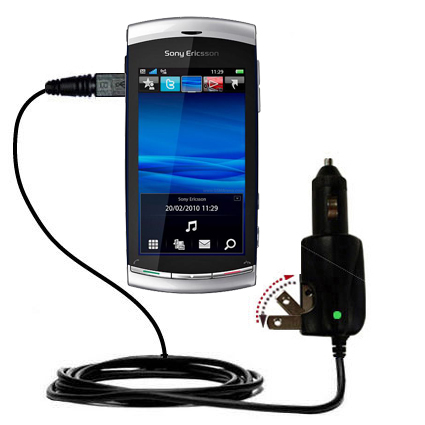 Car & Home 2 in 1 Charger compatible with the Sony Ericsson Vivaz Pro a