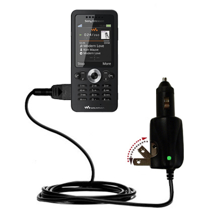 Car & Home 2 in 1 Charger compatible with the Sony Ericsson W302
