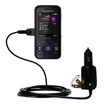 Car & Home 2 in 1 Charger compatible with the Sony Ericsson W395