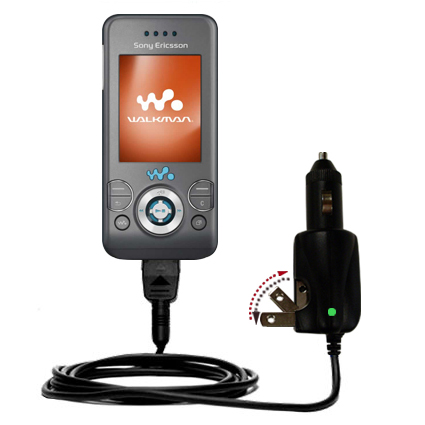 Car & Home 2 in 1 Charger compatible with the Sony Ericsson W580c