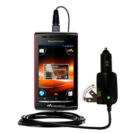 Car & Home 2 in 1 Charger compatible with the Sony Ericsson W8 Walkman