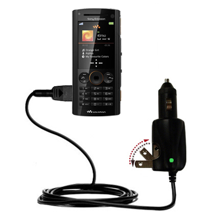 Car & Home 2 in 1 Charger compatible with the Sony Ericsson W902