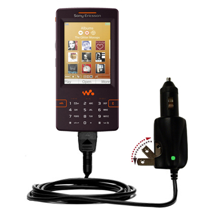 Car & Home 2 in 1 Charger compatible with the Sony Ericsson w950c