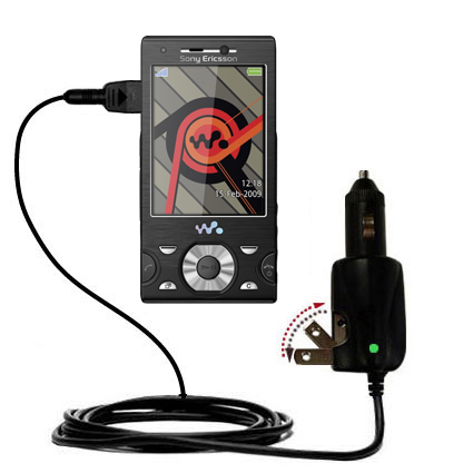Car & Home 2 in 1 Charger compatible with the Sony Ericsson W995 / W995a