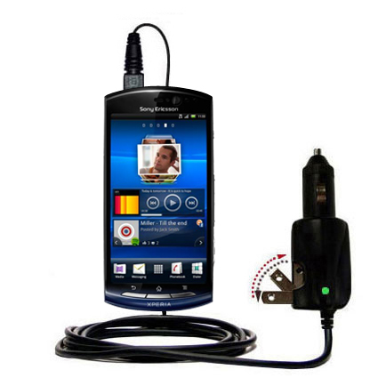 Car & Home 2 in 1 Charger compatible with the Sony Ericsson Xperia neo V