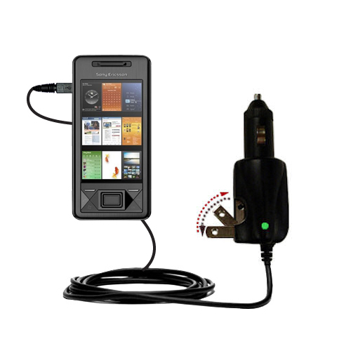 Car & Home 2 in 1 Charger compatible with the Sony Ericsson Xperia X1