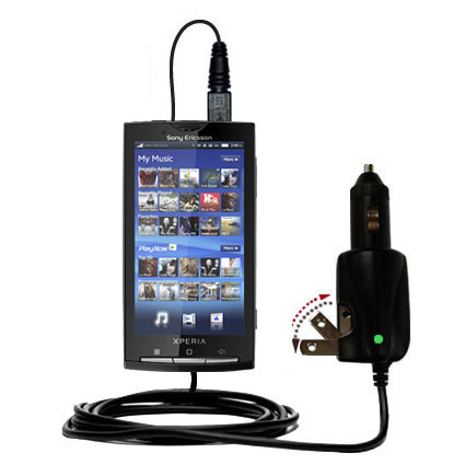 Car & Home 2 in 1 Charger compatible with the Sony Ericsson Xperia X10