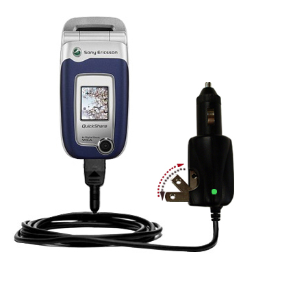 Car & Home 2 in 1 Charger compatible with the Sony Ericsson z520c