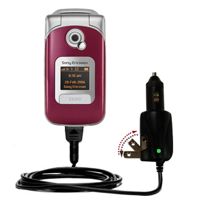 Car & Home 2 in 1 Charger compatible with the Sony Ericsson z530c