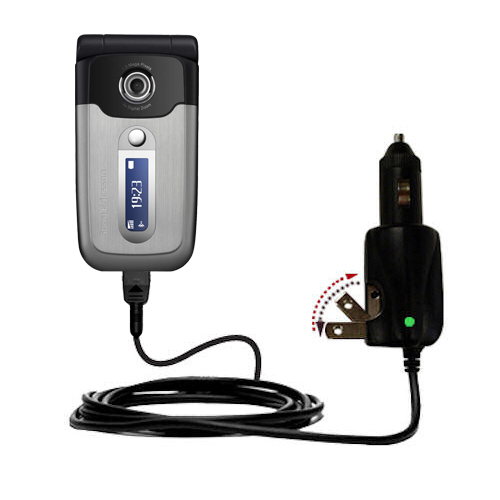 Car & Home 2 in 1 Charger compatible with the Sony Ericsson Z550 Z550a Z550i