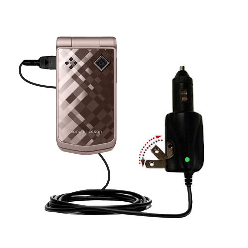 Car & Home 2 in 1 Charger compatible with the Sony Ericsson Z555