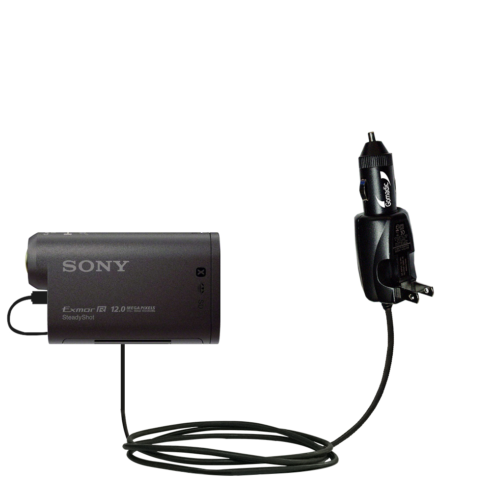Car & Home 2 in 1 Charger compatible with the Sony HDR-AS20 / AS20