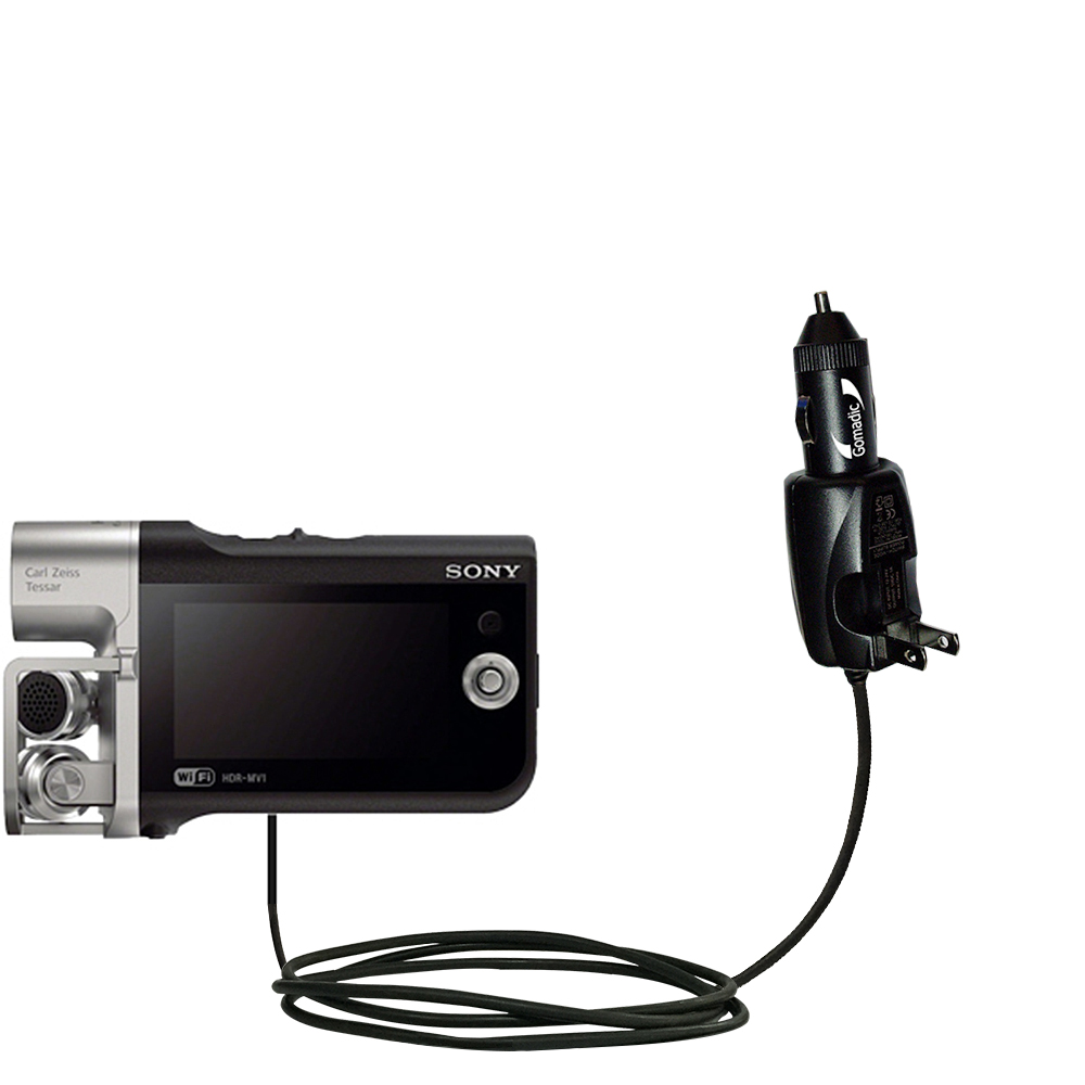 Car & Home 2 in 1 Charger compatible with the Sony Music Video Recorder HDR-MV1