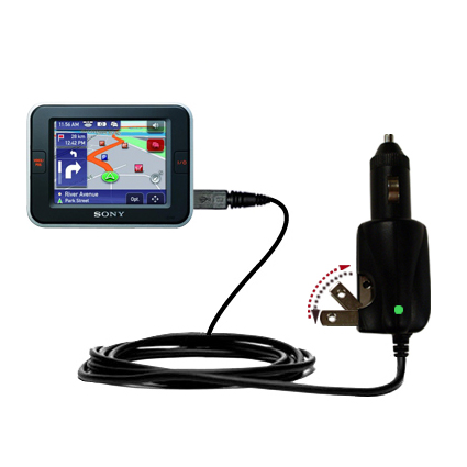 Car & Home 2 in 1 Charger compatible with the Sony Nav-U NV-U72T