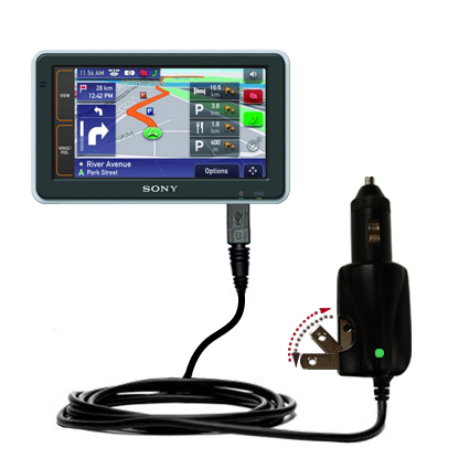 Car & Home 2 in 1 Charger compatible with the Sony Nav-U NV-U92T