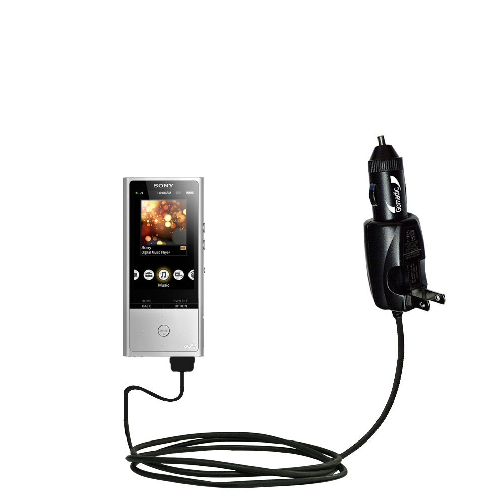 Car & Home 2 in 1 Charger compatible with the Sony NW-ZX100 / ZX100