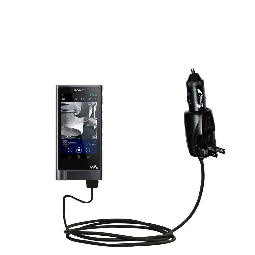 Car & Home 2 in 1 Charger compatible with the Sony NW-ZX2 / ZX2