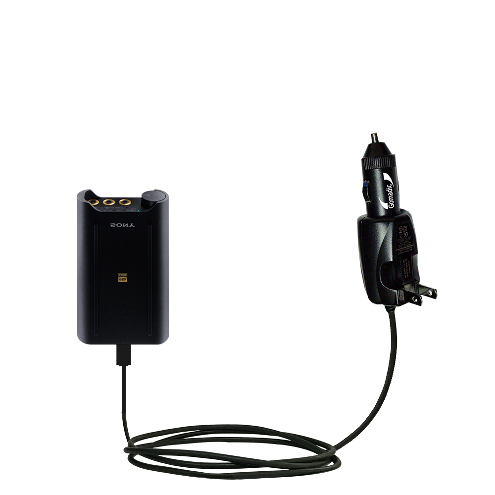 Car & Home 2 in 1 Charger compatible with the Sony PHA-3 USB DAC Headphone Amplifier