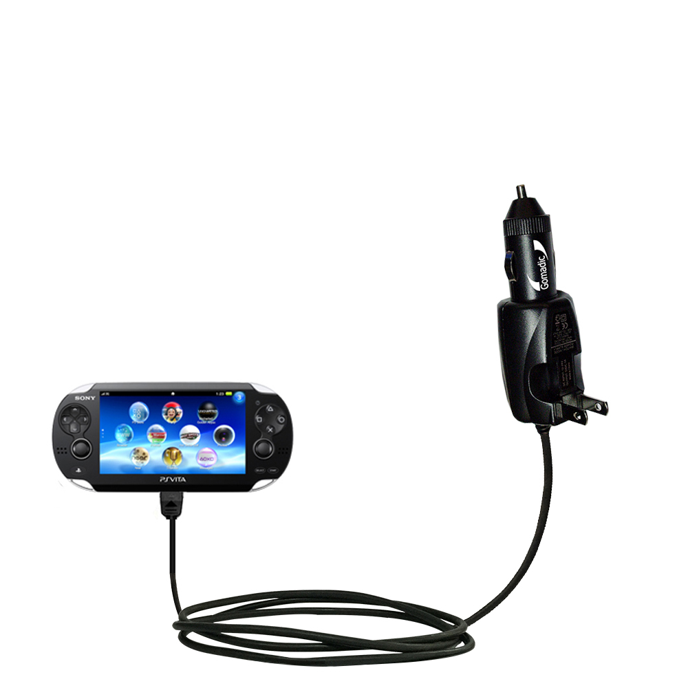 Car & Home 2 in 1 Charger compatible with the Sony Playstation Vita