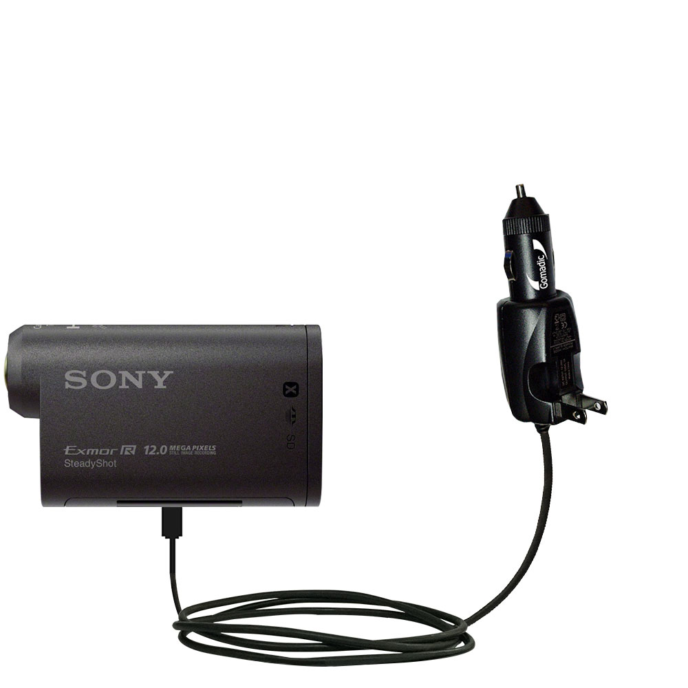 Car & Home 2 in 1 Charger compatible with the Sony POV HDR-AS30V