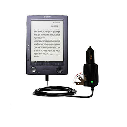 Car & Home 2 in 1 Charger compatible with the Sony PRS-500 Digital Reader Book