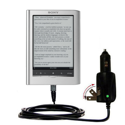 Car & Home 2 in 1 Charger compatible with the Sony PRS650 Reader Touch Edition
