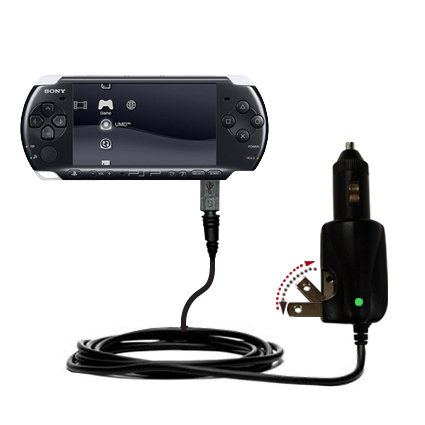 Car & Home 2 in 1 Charger compatible with the Sony PSP-3001 Playstation Portable Slim